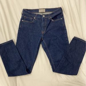 Everlane sz 28R High Rise Straight Leg Indigo Blue Denim